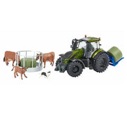 Britains Metallic Olive Green Valtra Playset