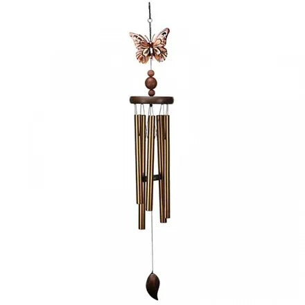 Bronze Butterfly Wind Chime