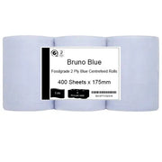 Bruno 2Ply Blue Roll 6 x 175mm
