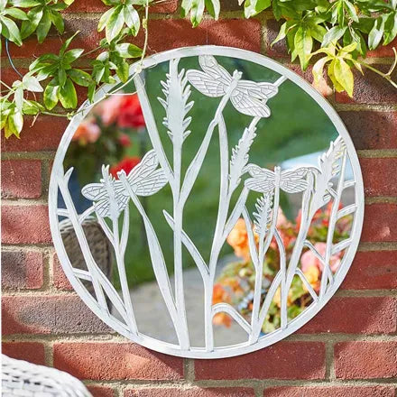 WingFlection Garden Mirror - Silvergris