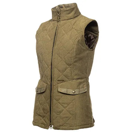 Baleno Chester Ladies Quilted Gilet in Khaki M