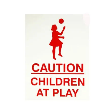 Children At Play Sign