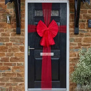 Christmas Door Bow Red