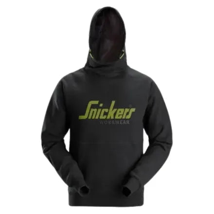 Snickers 2845 Logo Hoodie Black