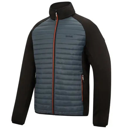 Men's Clumber Hybrid Jacket | Storm Grey Black XXL