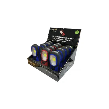 Ultralight Cob LED Torch with Flashlight