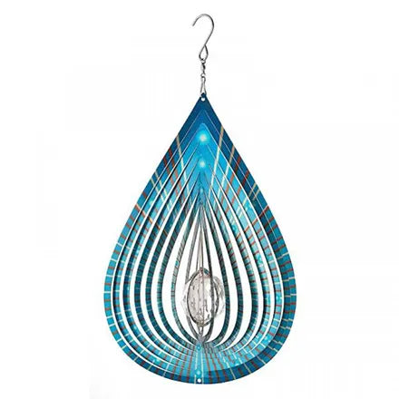 Crystal Teardop Spinner Azure