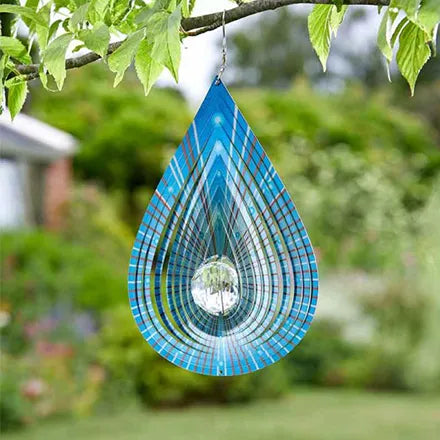 Crystal Teardop Spinner Azure