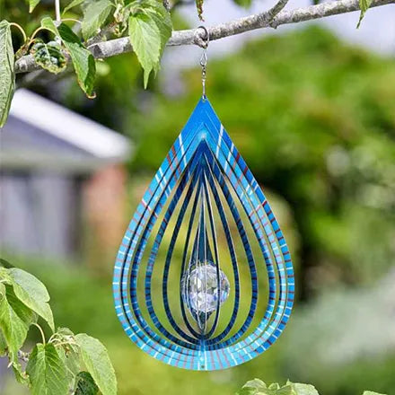 Crystal Teardop Spinner Azure