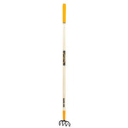 True Temper 4 Prong Cultivator Long Wooden Handle