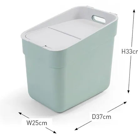Curver Ready to Collect 20L Recycling Bin in Green