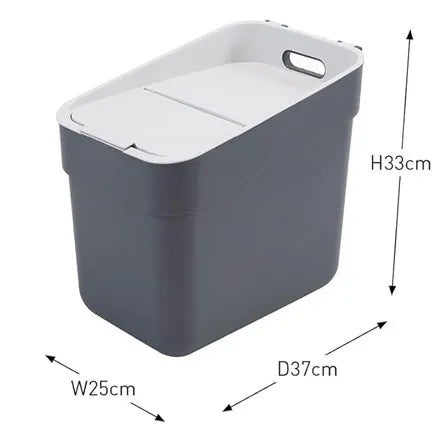 Curver Ready to Collect 20L Recycling Bin in Grey