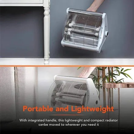 Home Collection 2 Bar Ceramic Heater 1200w