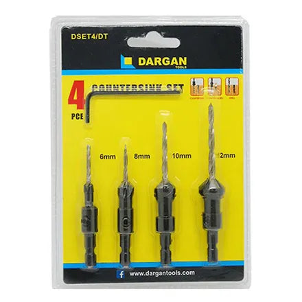 Dargan Counter Sink Bit Set with Hex Key