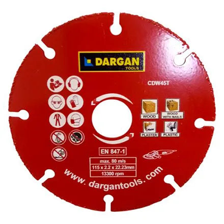 Dargan Tungsten Wood Cutting Blade 4.5"