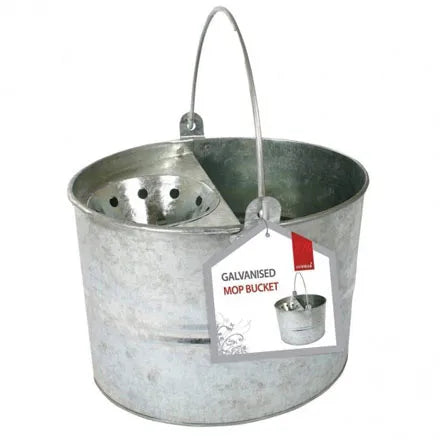De Vielle Galvanised Mop Bucket - 14 Litre