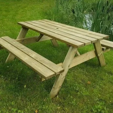 Doolin Wooden 6 Seater Bench