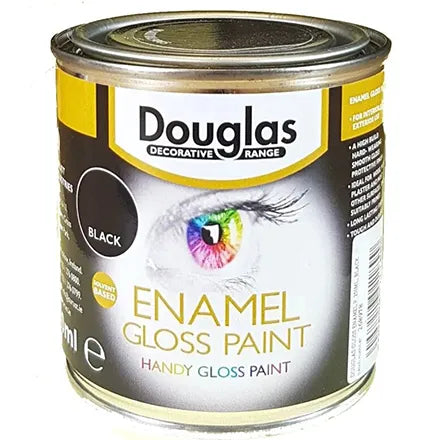 Douglas Enamel Gloss Paint Black