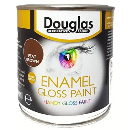 Douglas Enamel Gloss Paint Brown 250ml