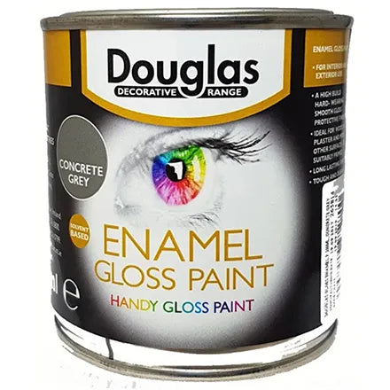 Douglas Enamel Gloss Paint Grey 250ml