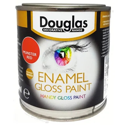 Douglas Enamel Gloss Paint Red 250ml