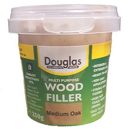 Douglas Multi Purpose Wood Filler Medium Oak 250ml