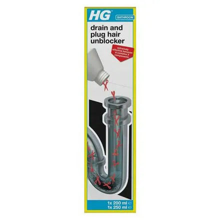 HG Drain and plug Hair Unblocker 450ml
