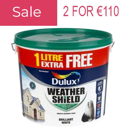 Dulux Weather Shield Brilliant White 11L