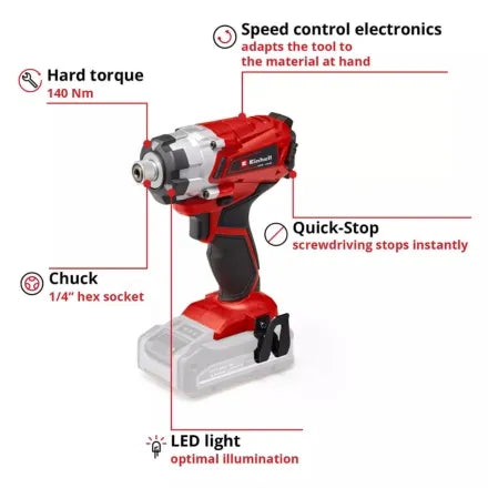 Einhell 18V Cordless Impact Driver
