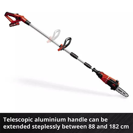 Einhell Power X-Change 18V Cordless High Reach Hedge Trimmer with Pruner 