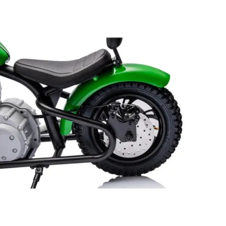 Electric Motor Cycle Ride On With Throttle | Green