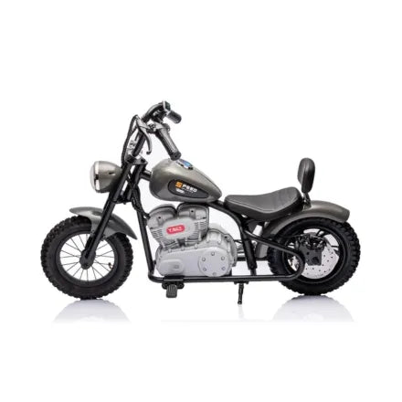 Electric Motor Cycle Ride On With Throttle | Grey