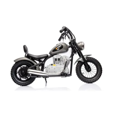 Electric Motor Cycle Ride On With Throttle | Grey