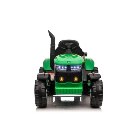 Electric Ride On Tractor And Trailer 12V | Green
