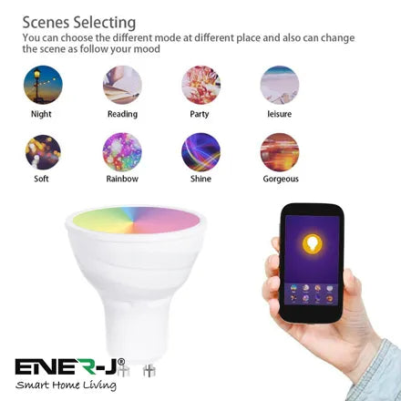 Ener-J Smart Wi-Fi 5W LED Dimmable Light Bulb