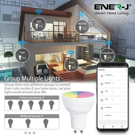 Ener-J Smart Wi-Fi 5W LED Dimmable Light Bulb