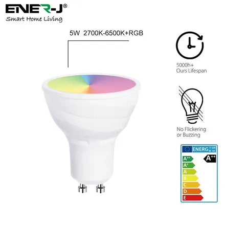 Ener-J Smart Wi-Fi 5W LED Dimmable Light Bulb