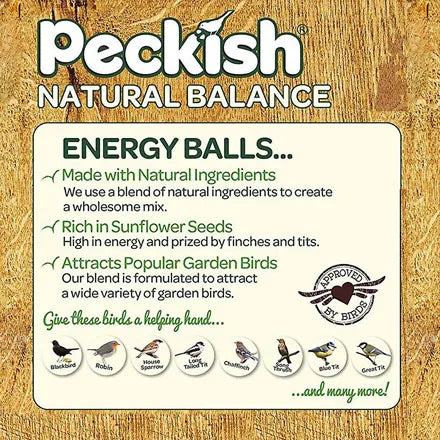 Peckish Natural Balance Energy Balls 50 Tub