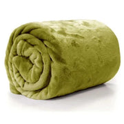 Enzo Fleece Throw Olive
