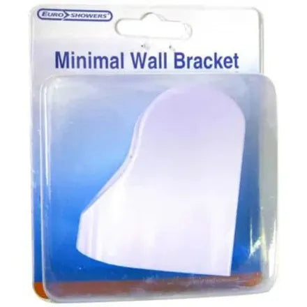 Euroshowers White Minimal Shower Hose Rust Proof Wall Bracket