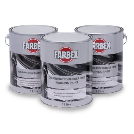 Farbex Roadline Paint Yellow 5ltr
