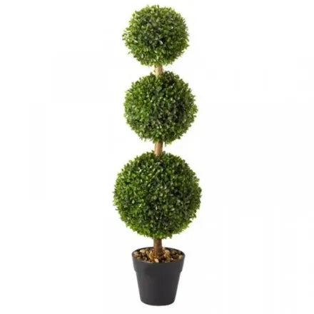 Faux Trio Topiary Tree 150cm