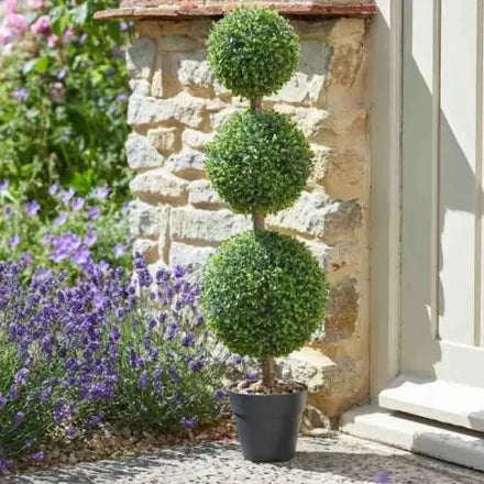 Faux Trio Topiary Tree 150cm