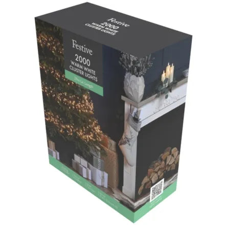 Festive Cluster Lights Warm White 3000