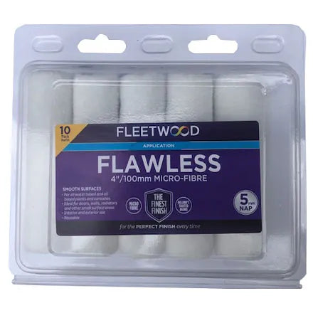 Fleetwood Flawless 4" Micro Fibre paint roller