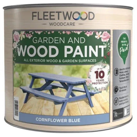 Fleetwood Garden and Wood 750ml Cornflower Blue