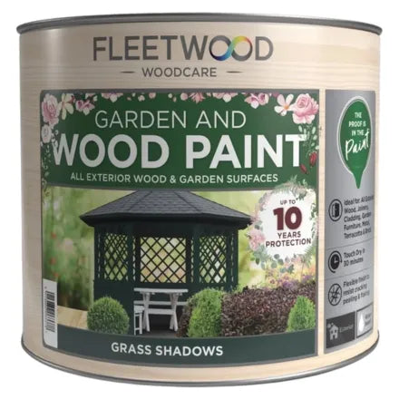 Fleetwood Garden and Wood 750ml Paint Grass Shadows
