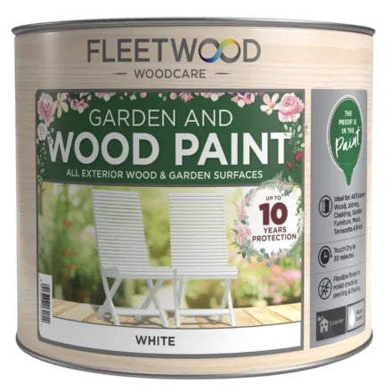 Fleetwood Garden and Wood 750ml Paint White