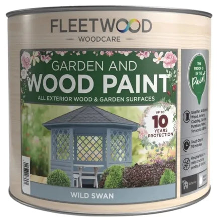 Fleetwood Garden and Wood 750ml Paint Wild Swan