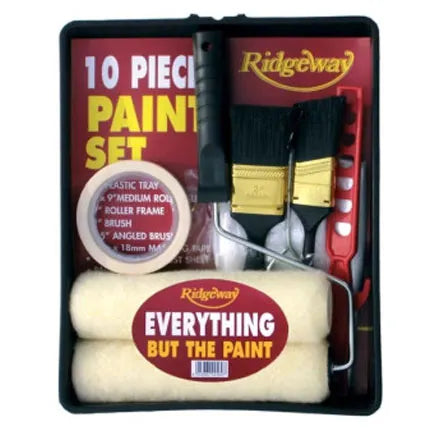 Fleetwood (Ridgeway) 10 Piece Paint Accessory Set 9"